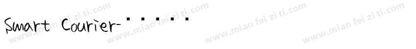 Smart Courier字体转换